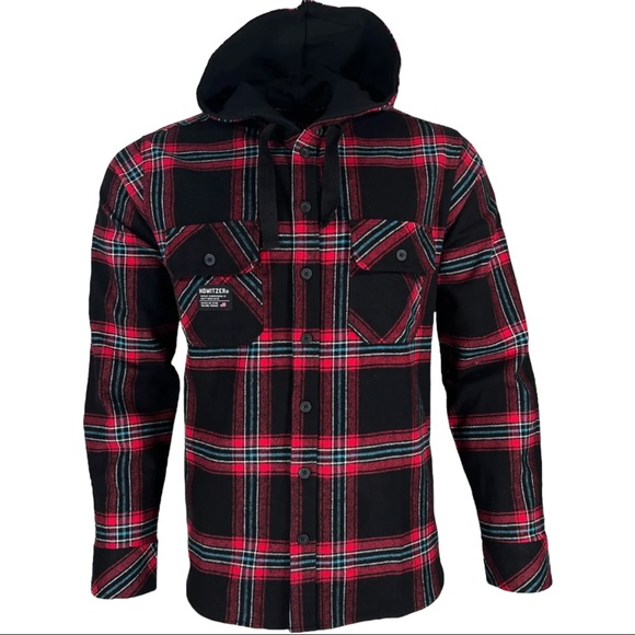 Howitzer Style Men's Button Down Flannel Tactics Military Grunt MFG - Picture 2 of 12